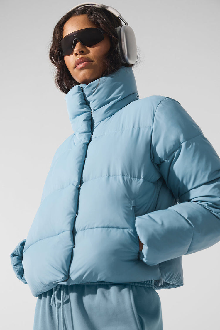 Chaqueta acolchada Gold Rush - Azul celestial