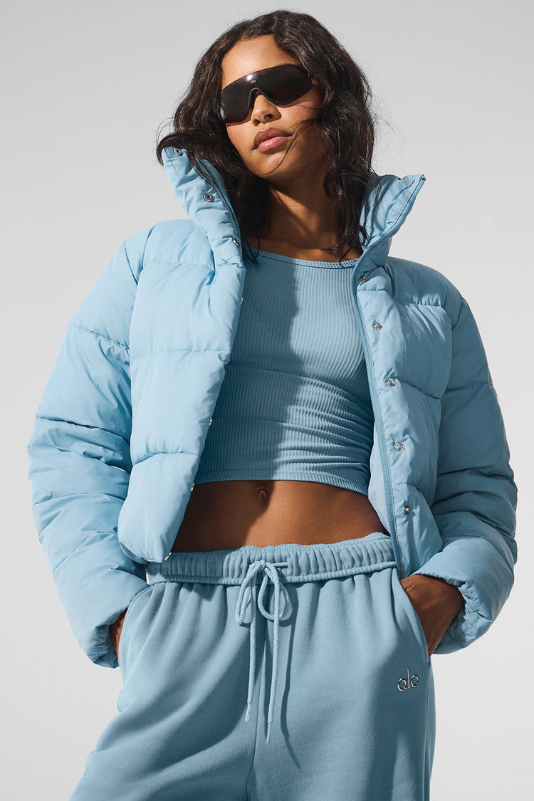 Chaqueta acolchada Gold Rush - Azul celestial