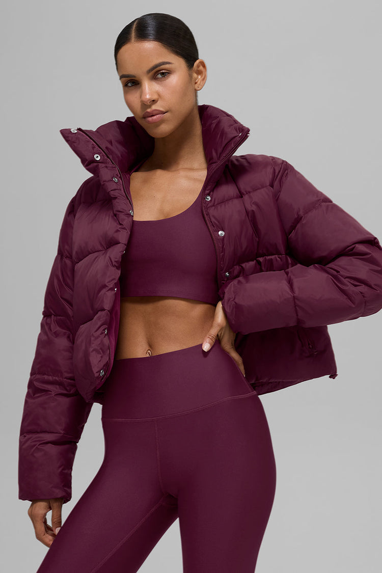 Gold Rush Puffer - Borgoña