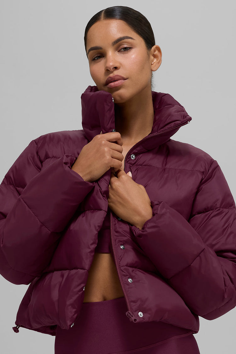 Gold Rush Puffer - Borgoña