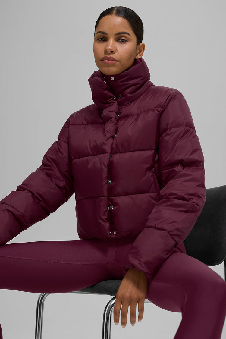 Gold Rush Puffer - Borgoña
