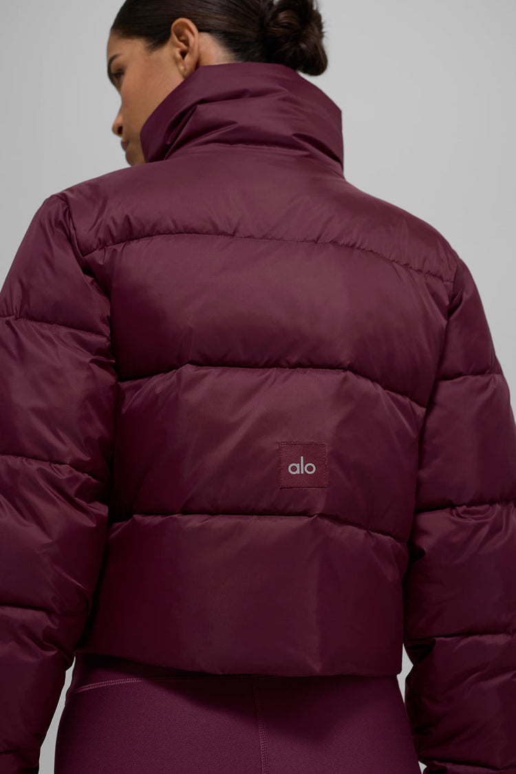 Gold Rush Puffer - Borgoña