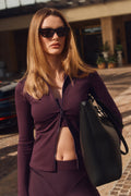 Airlift Winter Warm Radiant Full-Zip Jacket - Rich Bordeaux