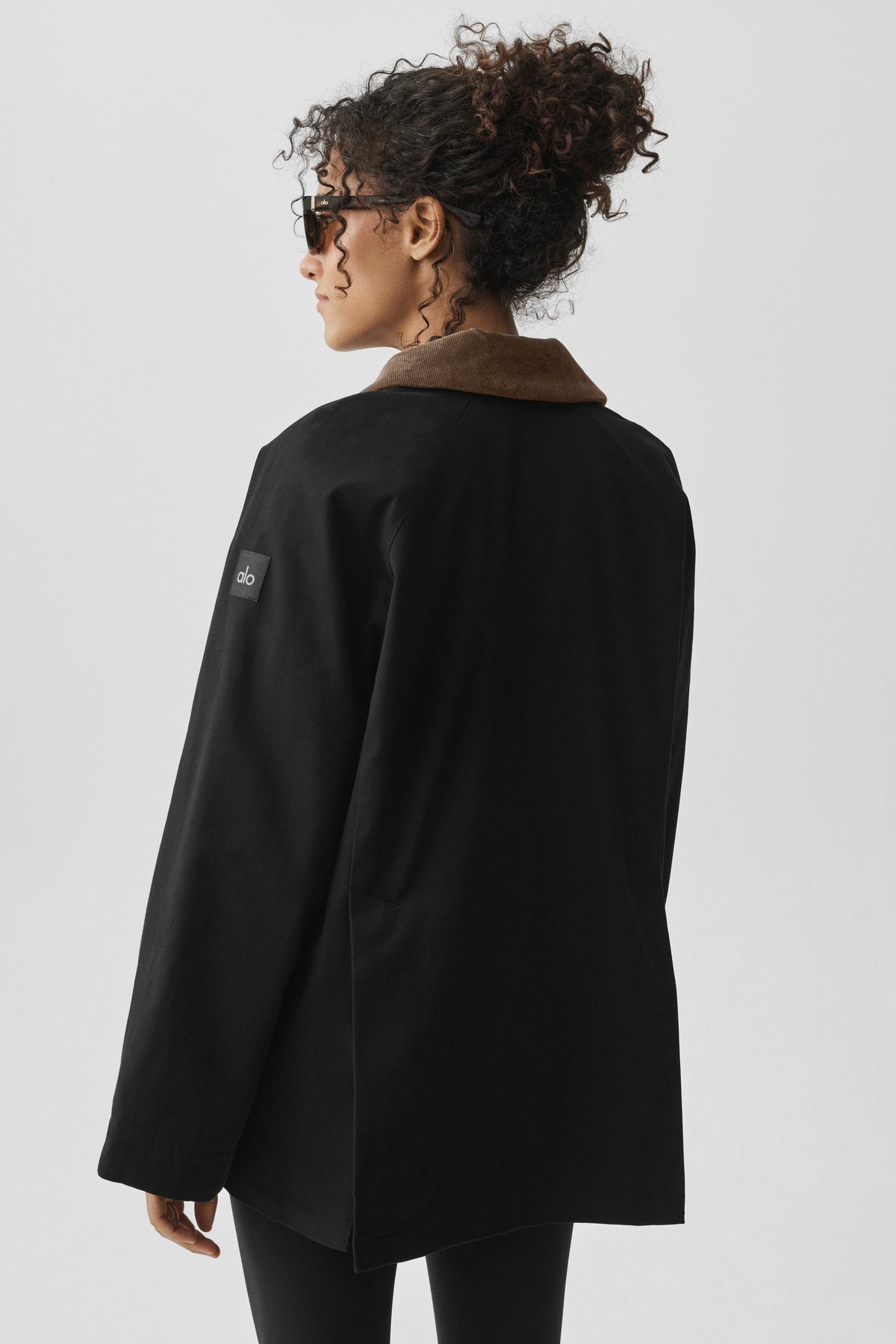 Twill Barn Jacket - Black/Espresso