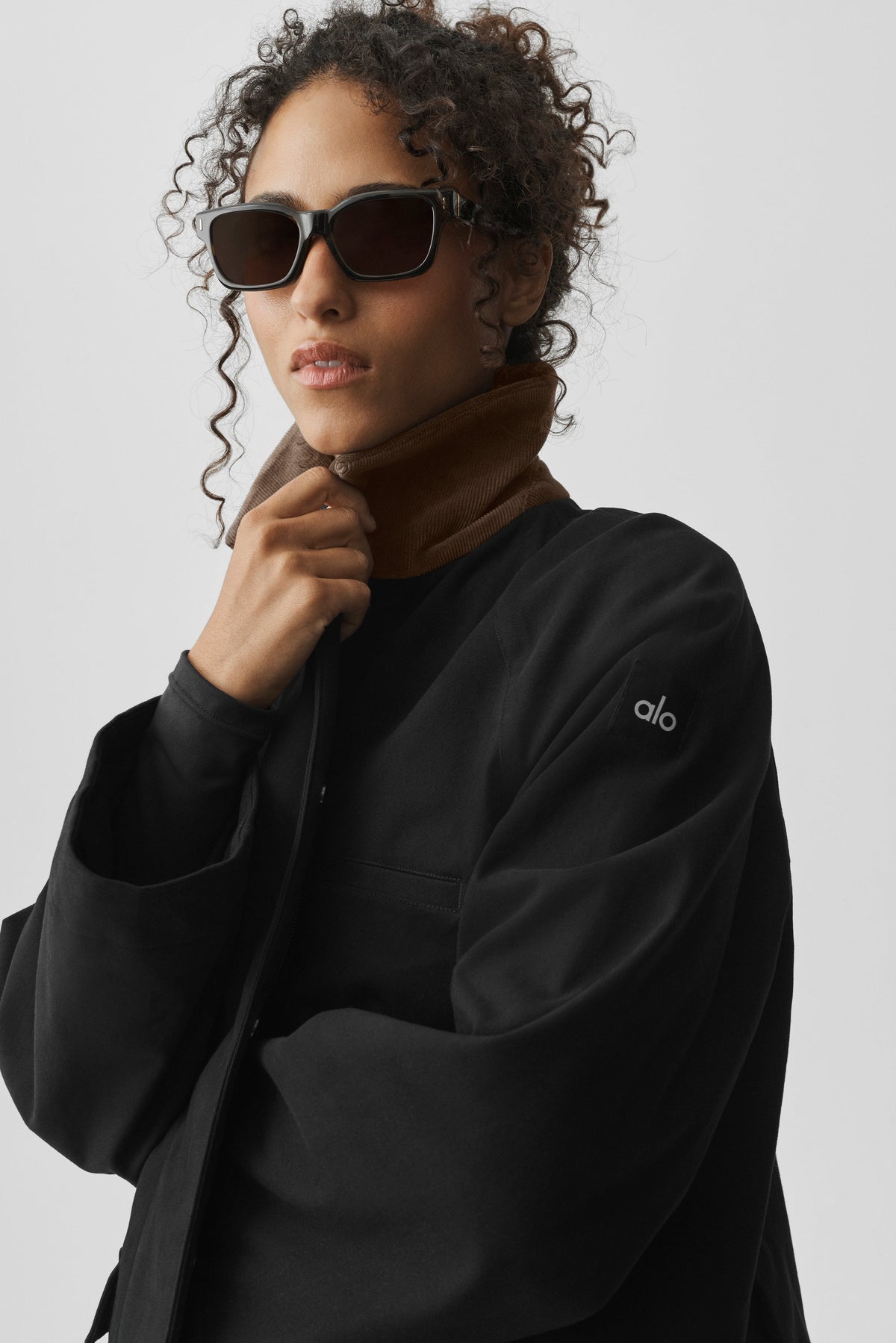 Twill Barn Jacket - Black/Espresso