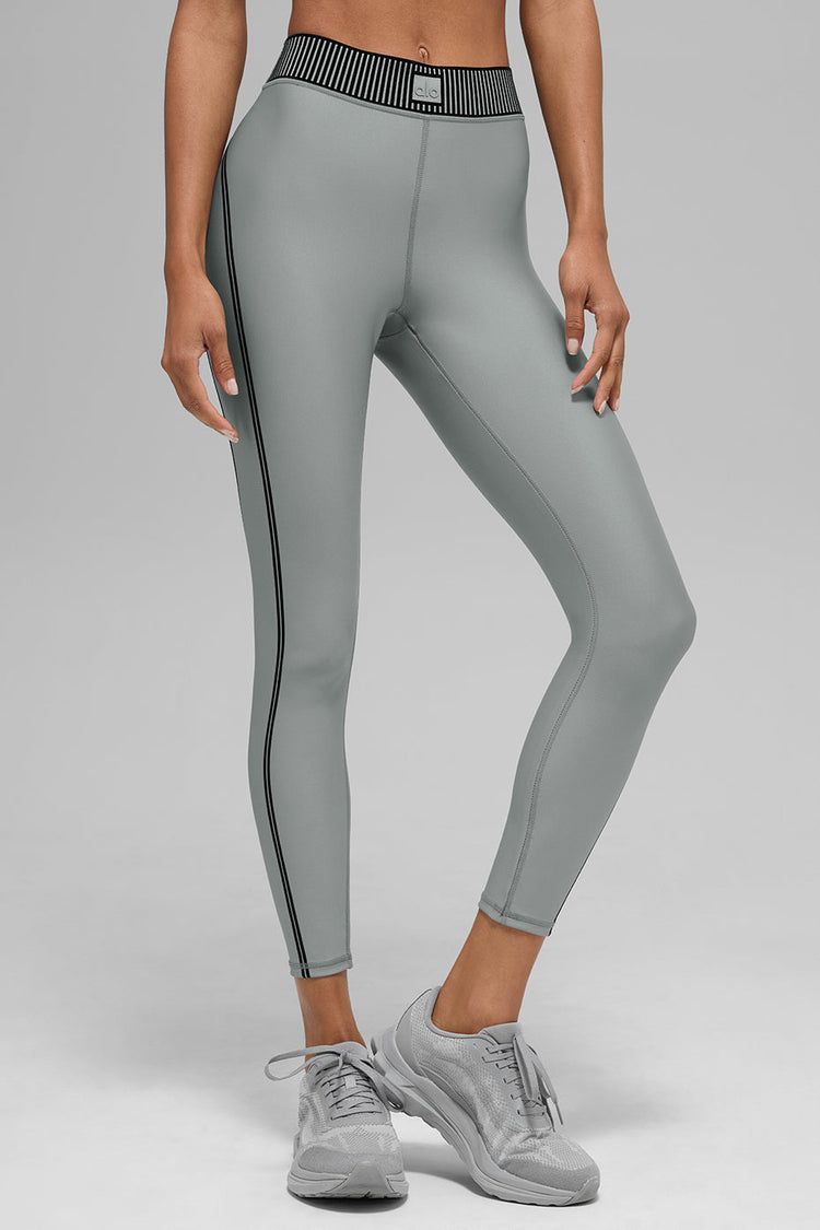 Leggings Airlift de cintura alta 7/8 Line Up - Gris Lunar