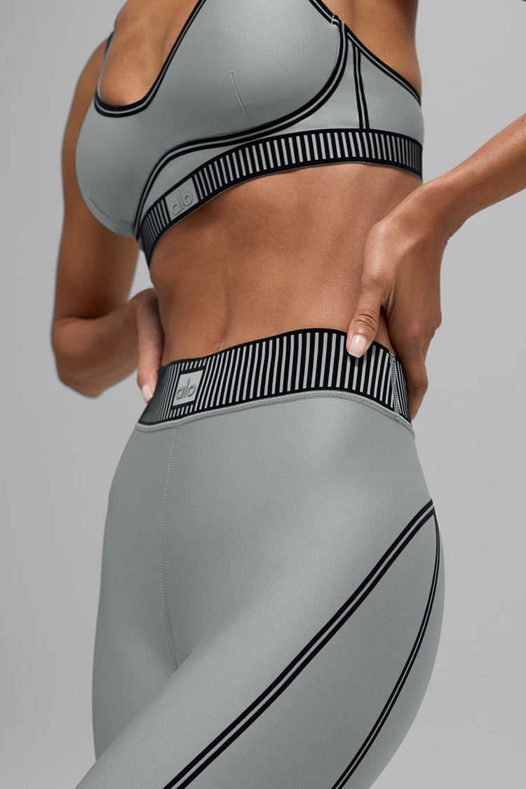 Leggings Airlift de cintura alta 7/8 Line Up - Gris Lunar