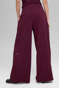 Pantalón Dreamscape de cintura alta (talla normal) - Borgoña Precio normal