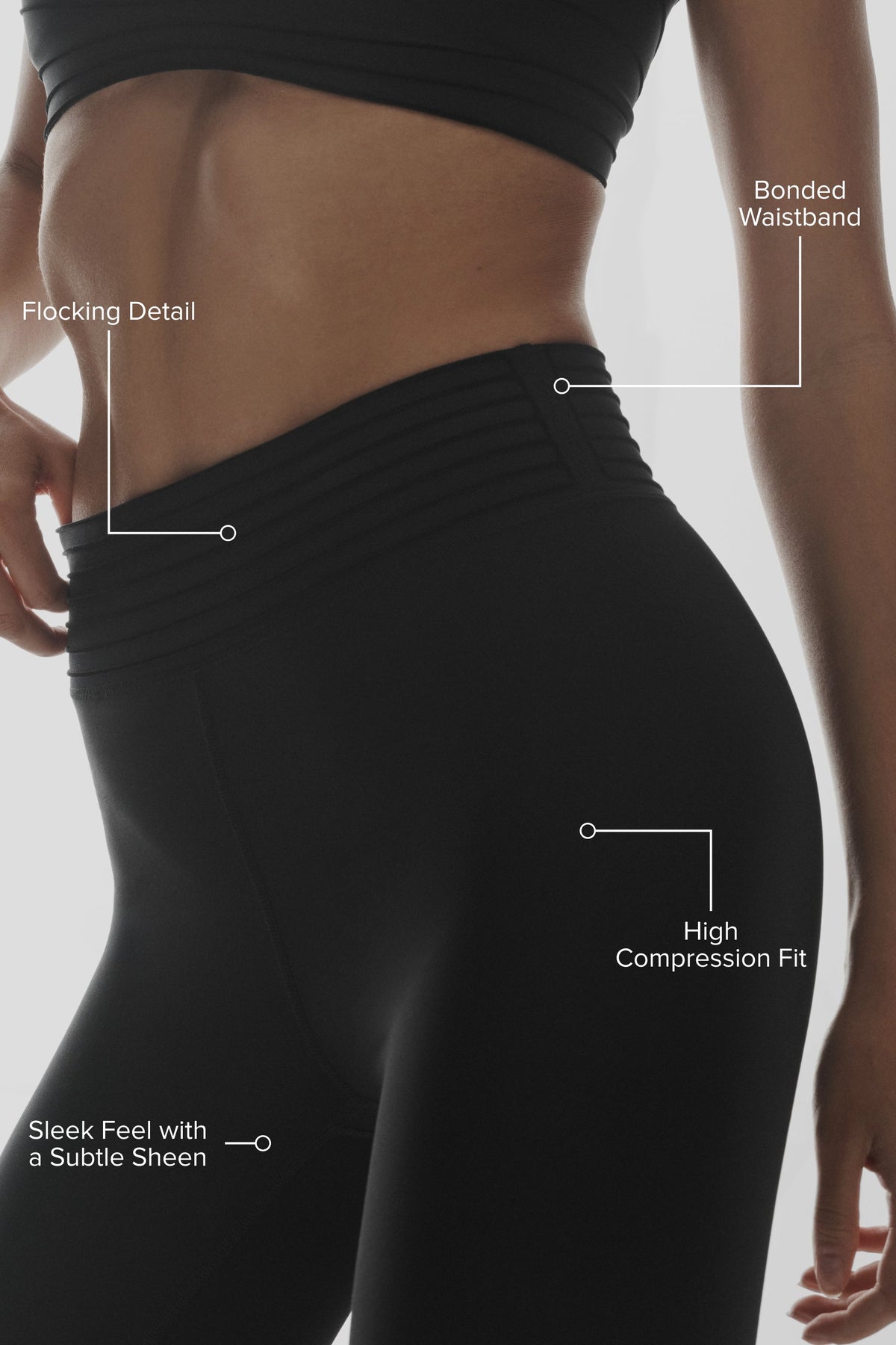 Airlift High-Waist 7/8 Lotus Legging - Black
