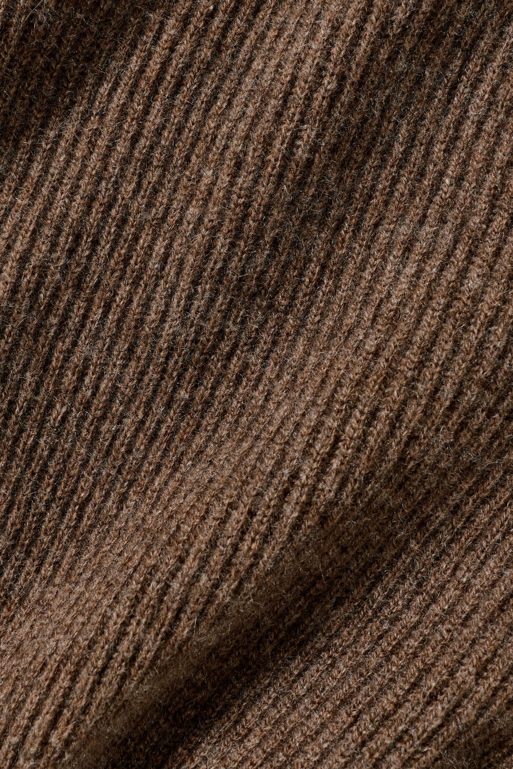 Cashmere Wool Low-Rise Harmony Trouser (Regular) - Java Brown Heather