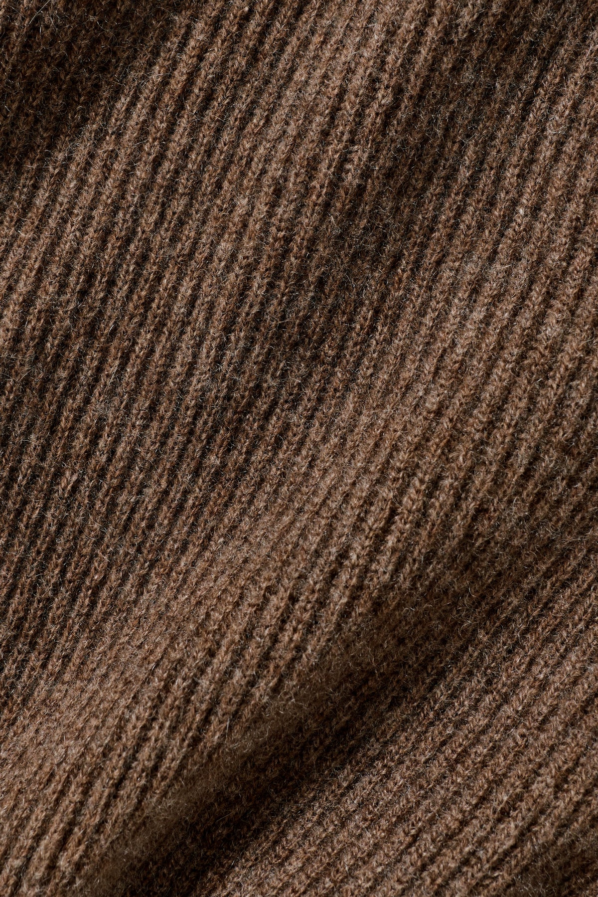 Cashmere Wool Low-Rise Harmony Trouser (Regular) - Java Brown Heather