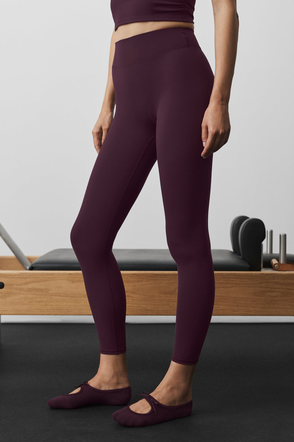 ALO Softsculpt 7/8 Define Legging - Rich Bordeaux