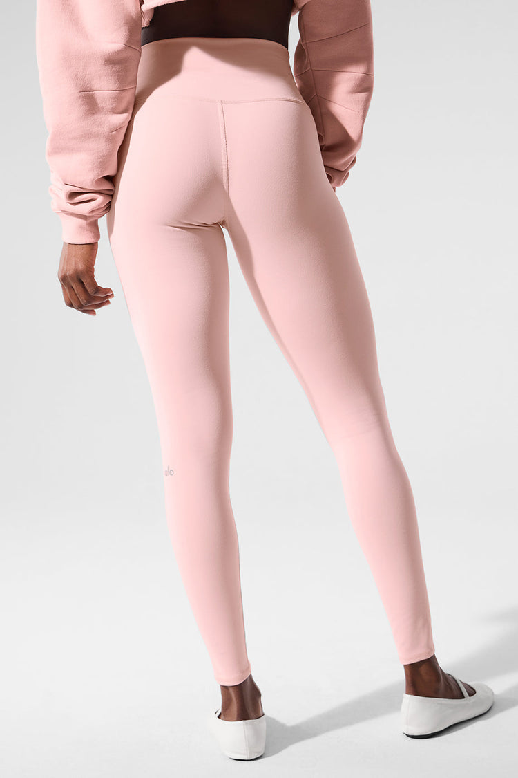 Leggings de tiro alto con efecto aerógrafo - Cuarzo rosa