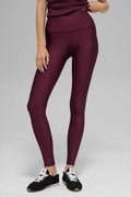 Leggings Airlift de cintura alta - Borgoña