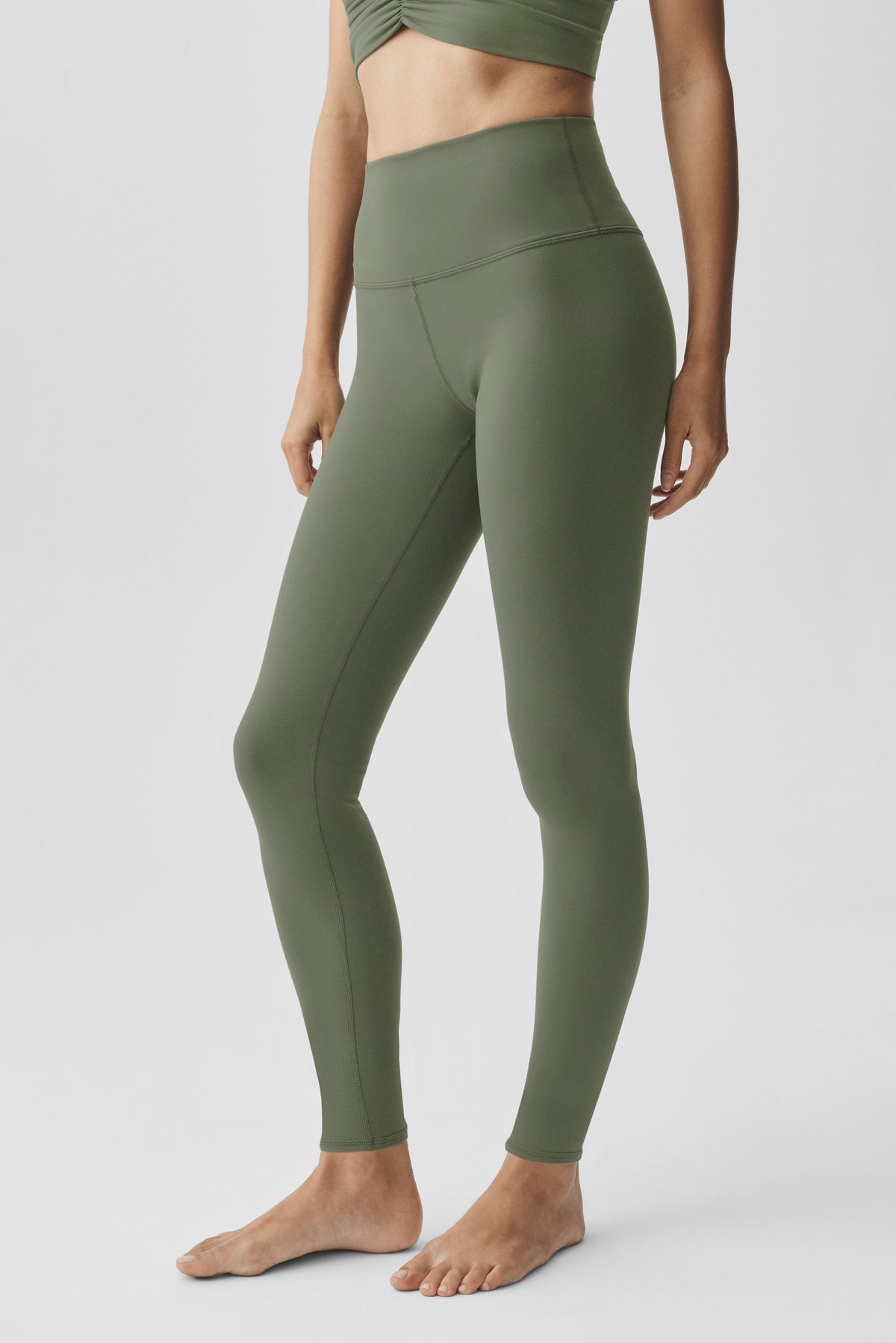 7/8 High-Waist Airbrush Legging - Bamboo Green