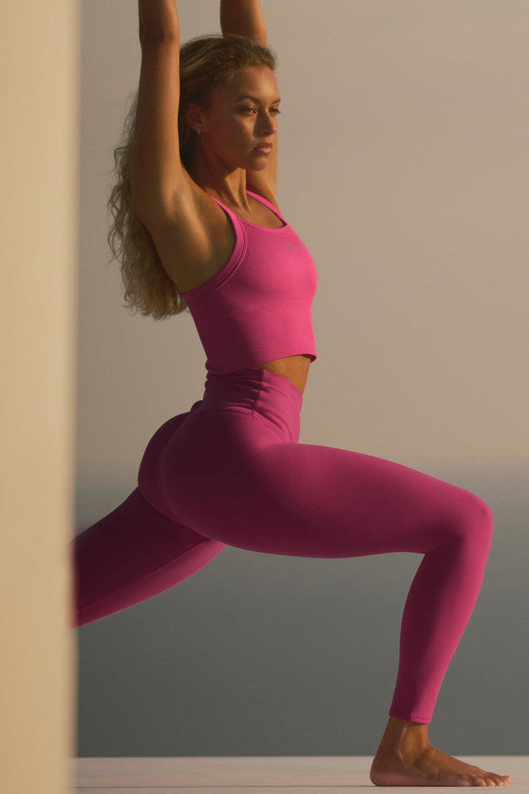 Leggings Airlift de cintura alta 7/8 - Pink Summer Crush