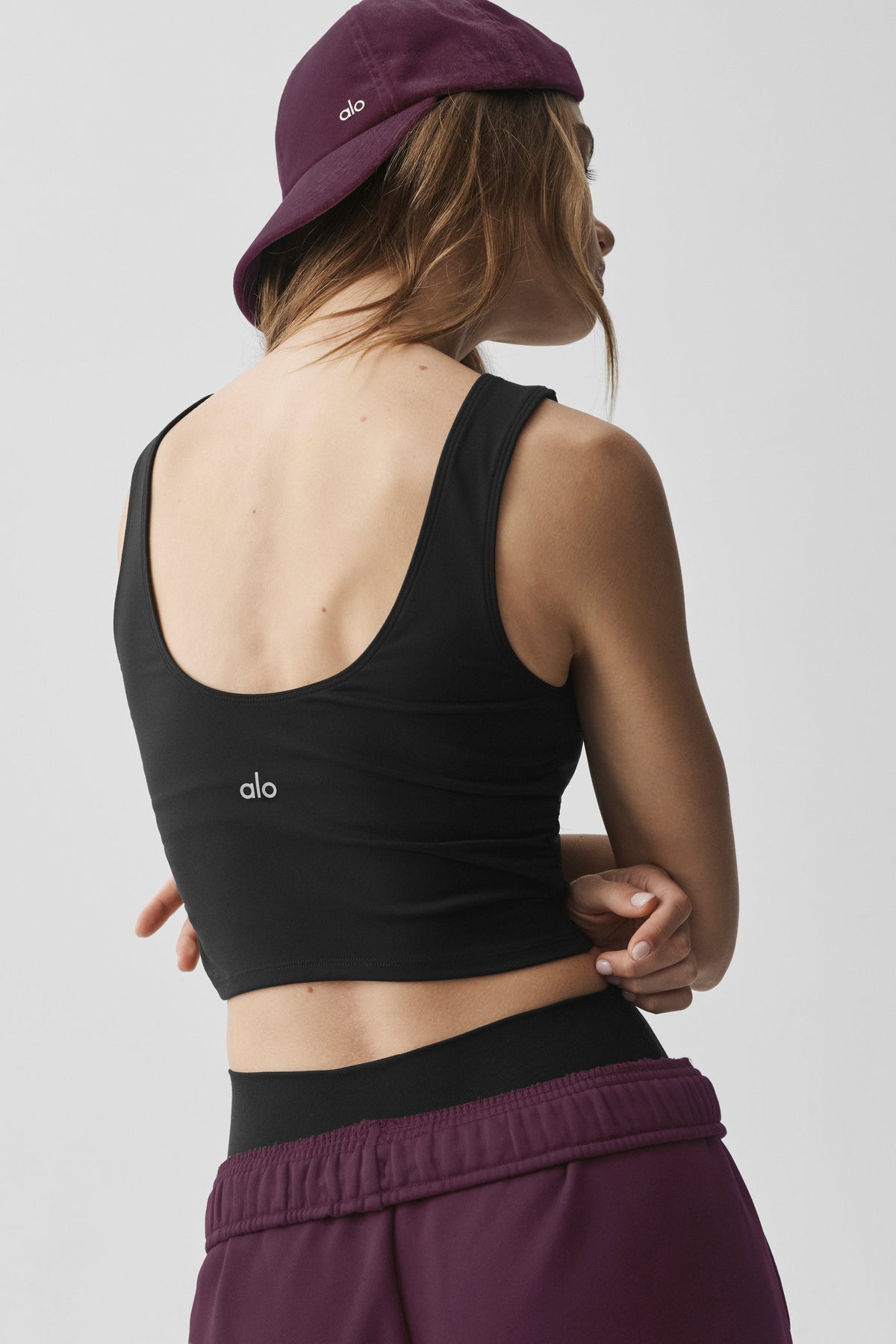 ALO Softsculpt Entice Bra Tank - Black