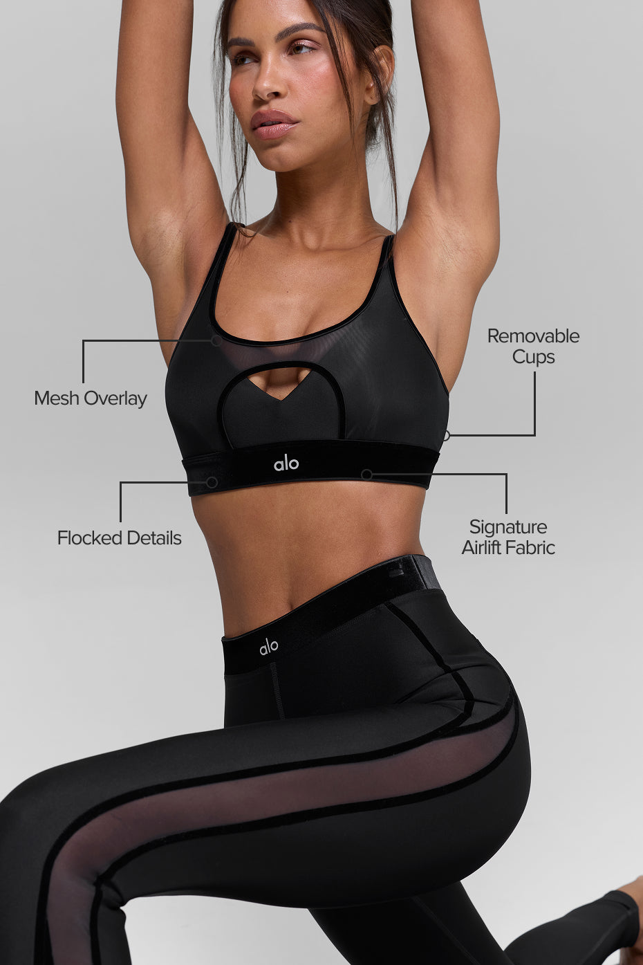 Airlift Moonlight Bra - Black