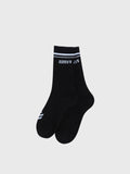 BARRY'S BLACK/WHITE HALF CREW CORE SOCK