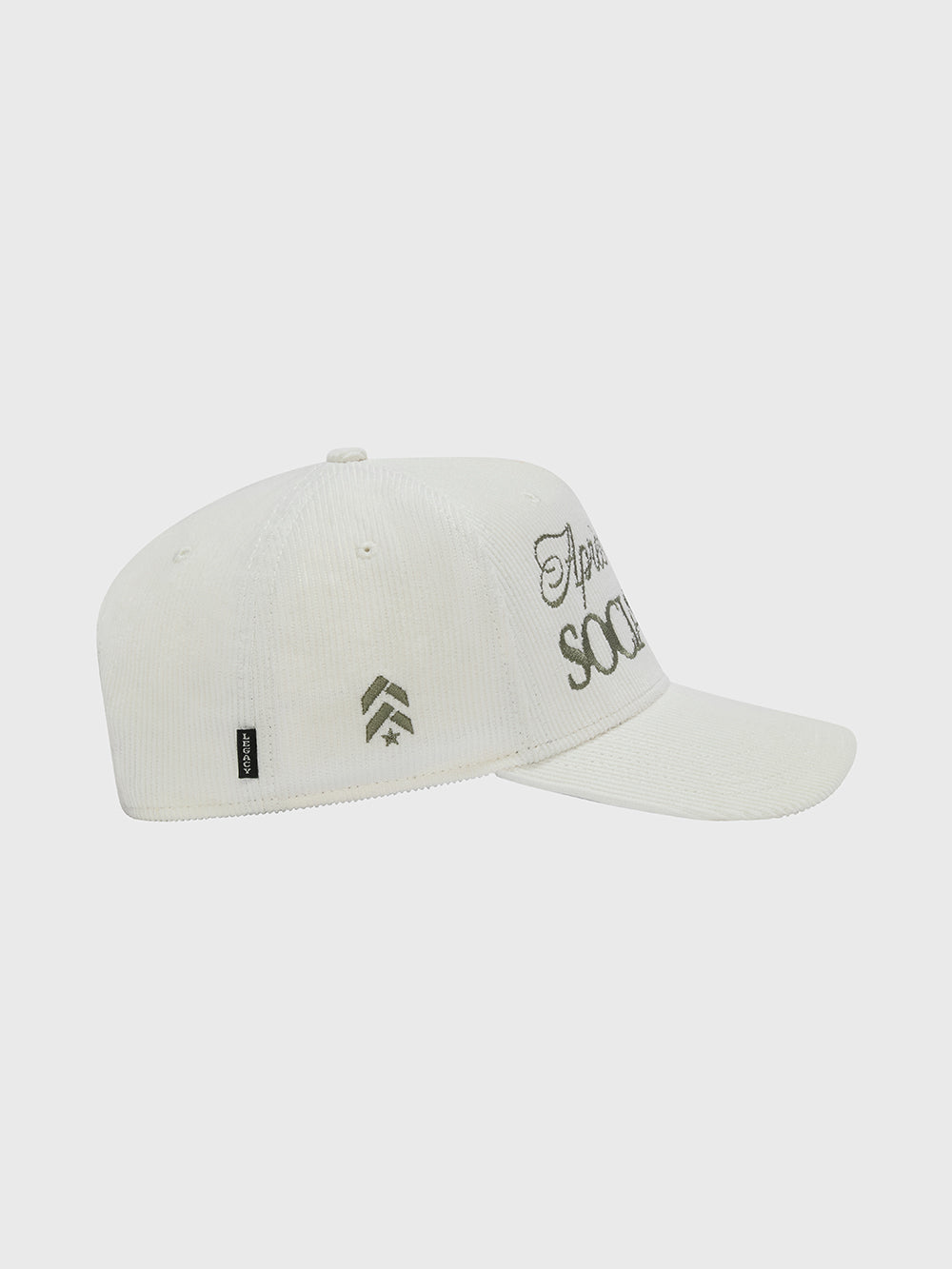 BARRY'S IVORY CORDUROY TRUCKER HAT