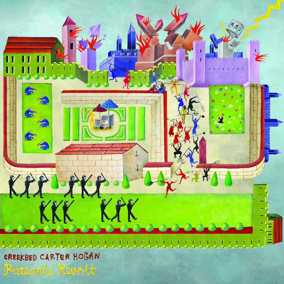 Creekbed Carter Hogan - (PRESALE 7/24/26) Peasants Revolt (LIME GREEN VINYL) |