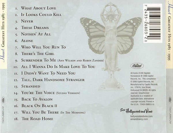 Heart – Greatest Hits 1985-1995 - USED CD