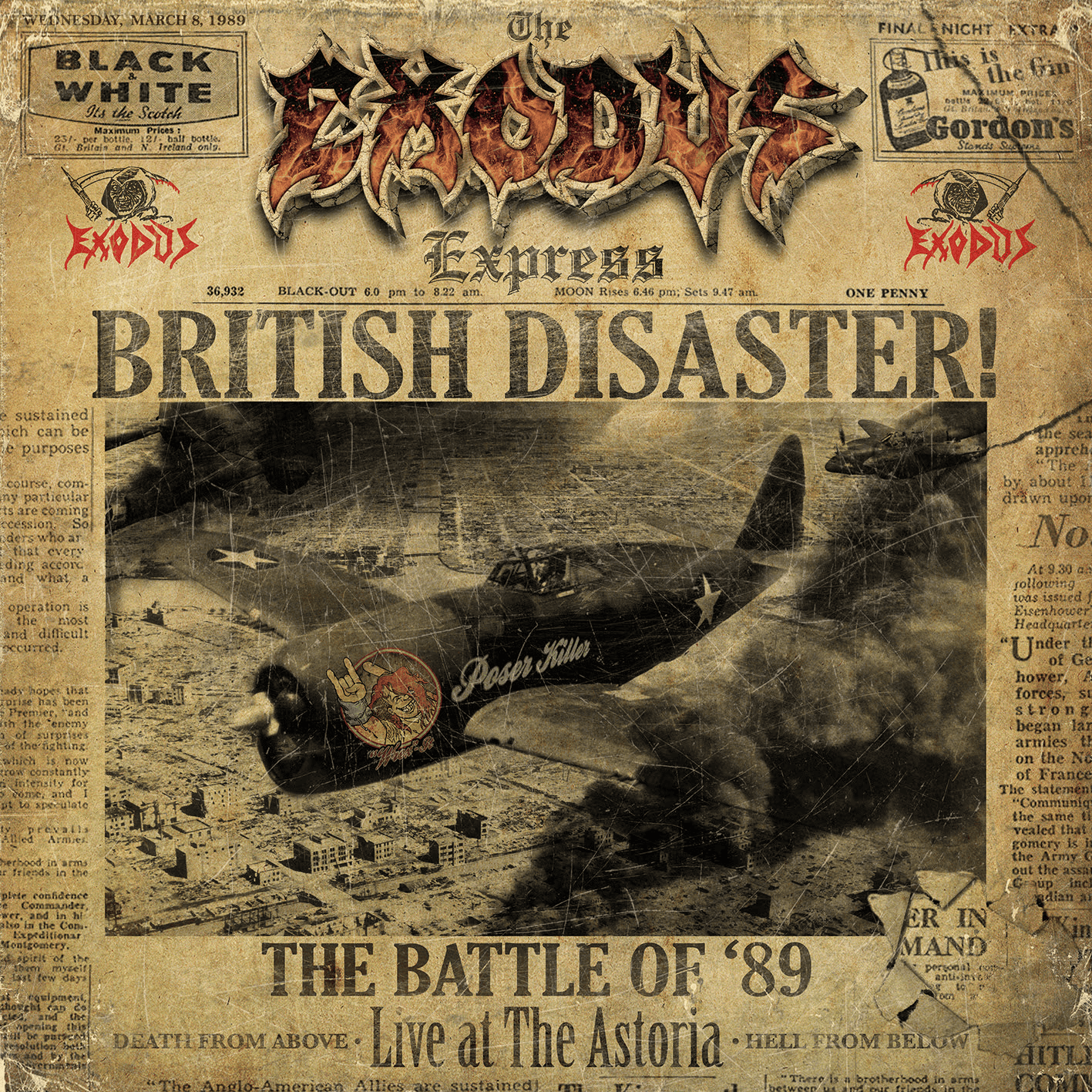 EXODUS - British Disaster The Battle of '89: Live At The Astoria Vinyl