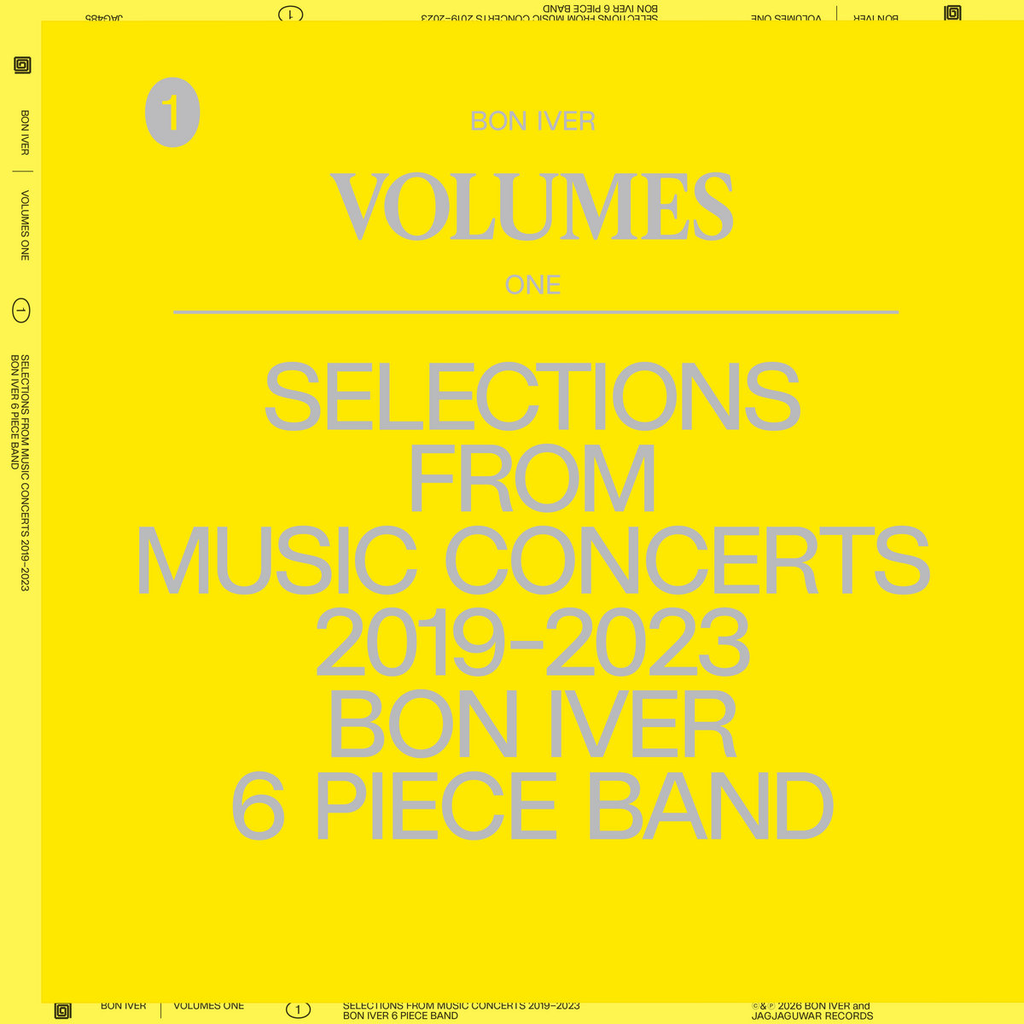 BON IVER - Volumes One - Selections from Music Concerts 2019-2023 Bon Iver 6 Piece Band Vinyl