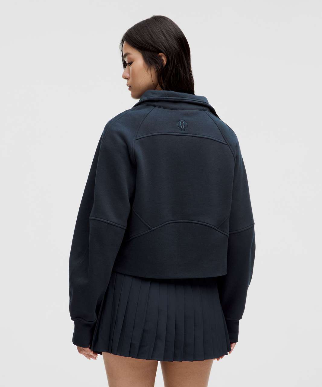 Sigma Delta Tau lululemon Scuba Oversized Funnel-Neck Half Zip - True Navy