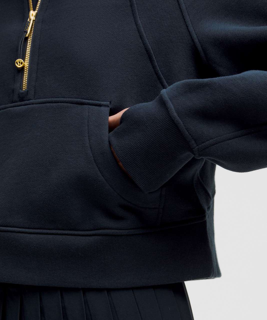 Sigma Delta Tau lululemon Scuba Oversized Funnel-Neck Half Zip - True Navy