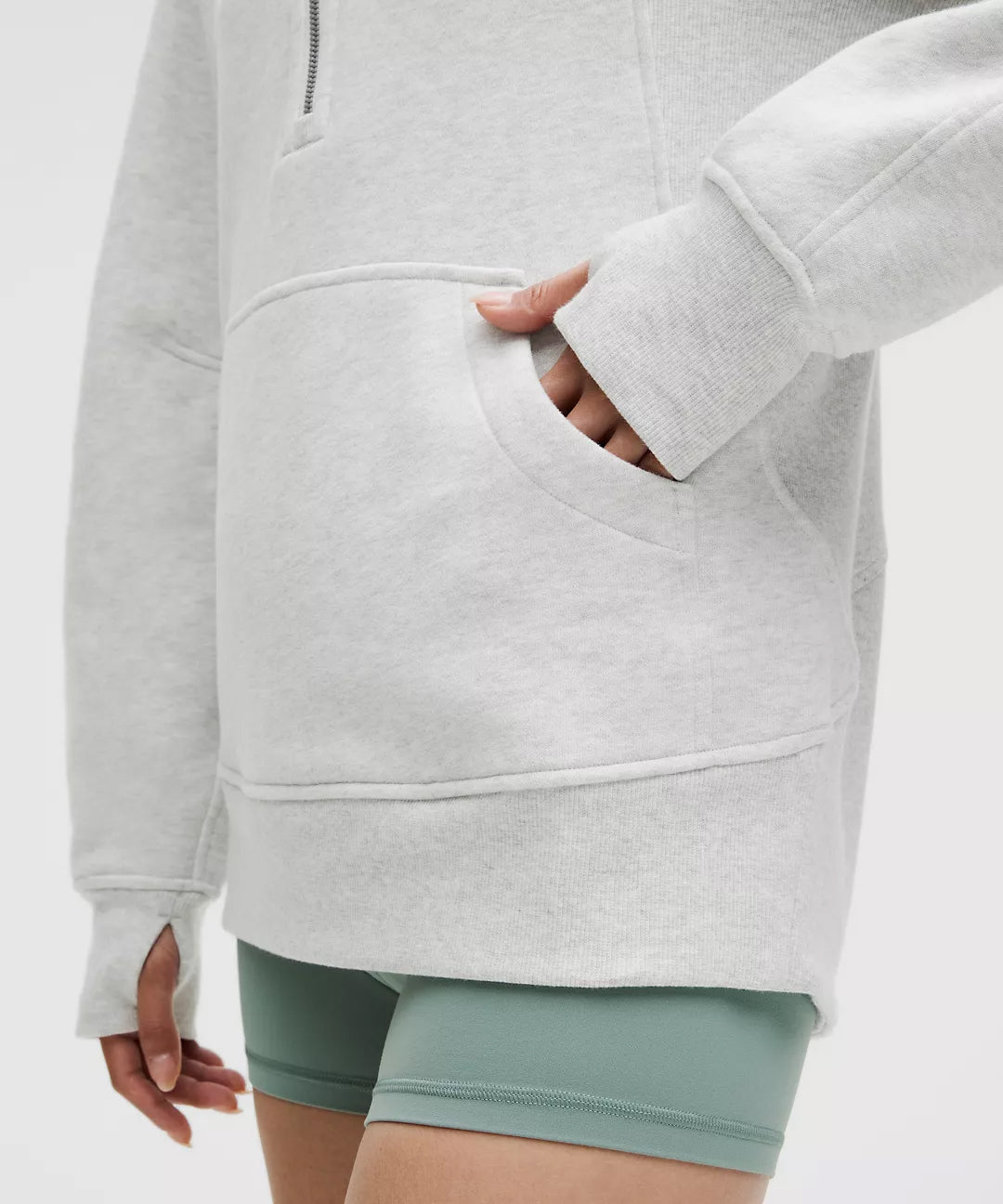 Sigma Delta Tau lululemon Scuba Oversized Funnel-Neck Half Zip Long