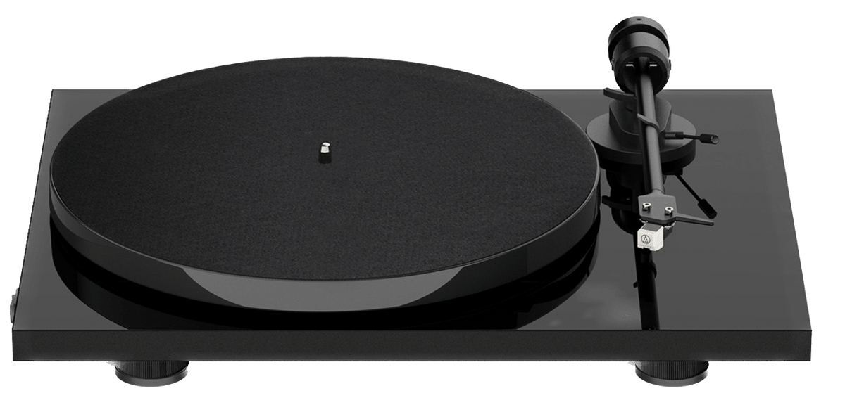 ProJect E1 Phono Turntable in White With Audio Technica AT2600L Cartridge