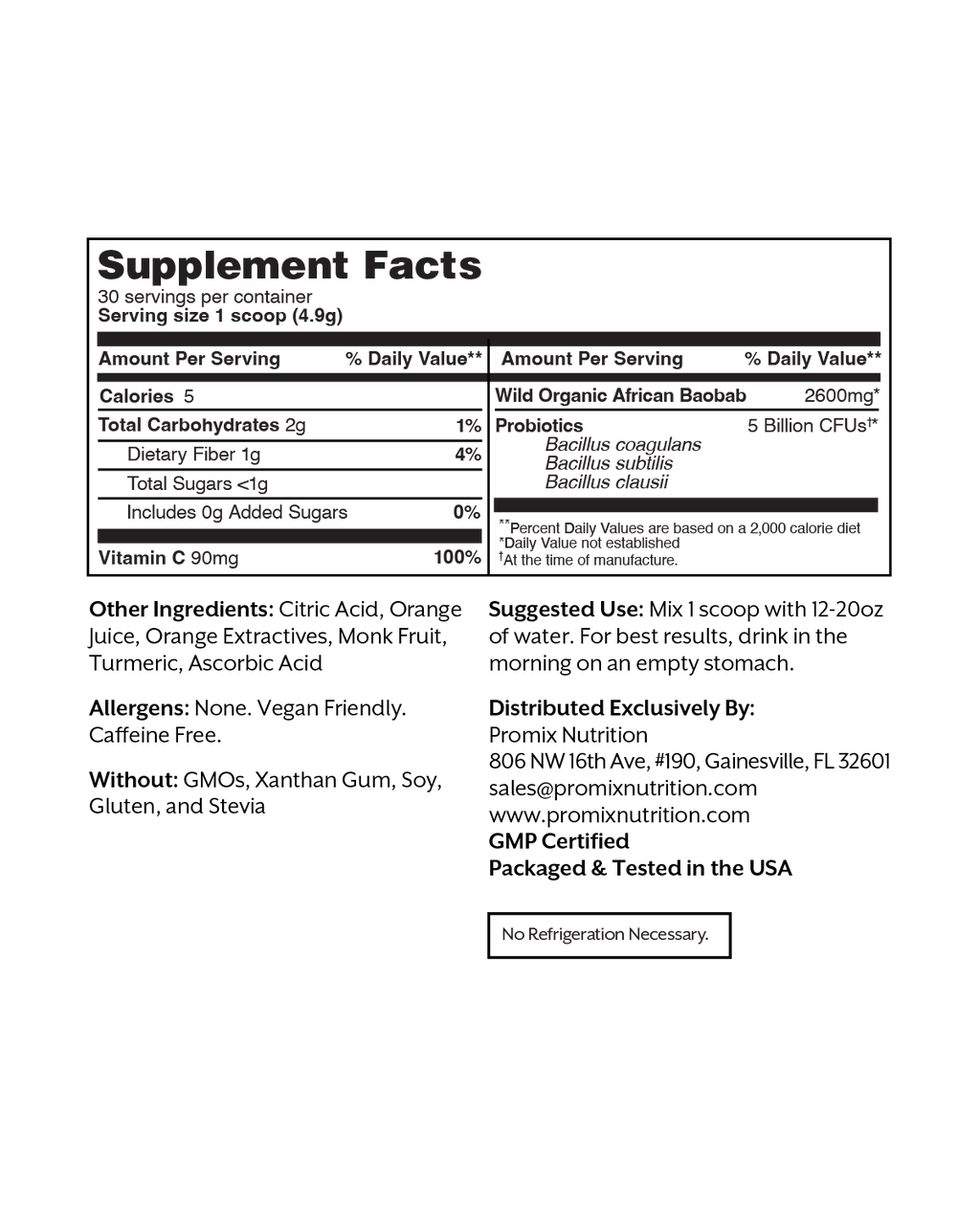 Debloat: Prebiotic + Probiotic Florida Orange