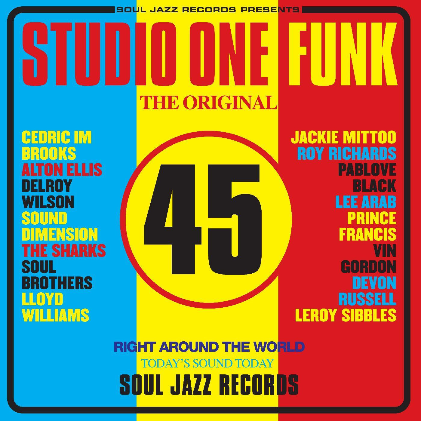 Soul Jazz Records presents - (PRESALE 3/17/23) STUDIO ONE FUNK (LIMITED PRESSED SLIPCASE RED CD) | Mint (M) Mint (M)