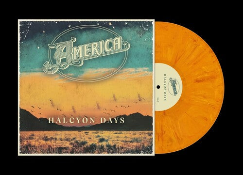 America - Halcyon Days (ORANGE VINYL LP) | Mint (M) Mint (M)