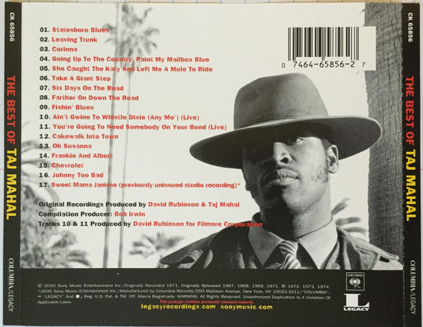 USED CD - Taj Mahal – The Best Of Taj Mahal